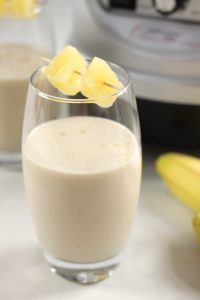 Banana Pineapple Coconut Rum Mixed Smoothie