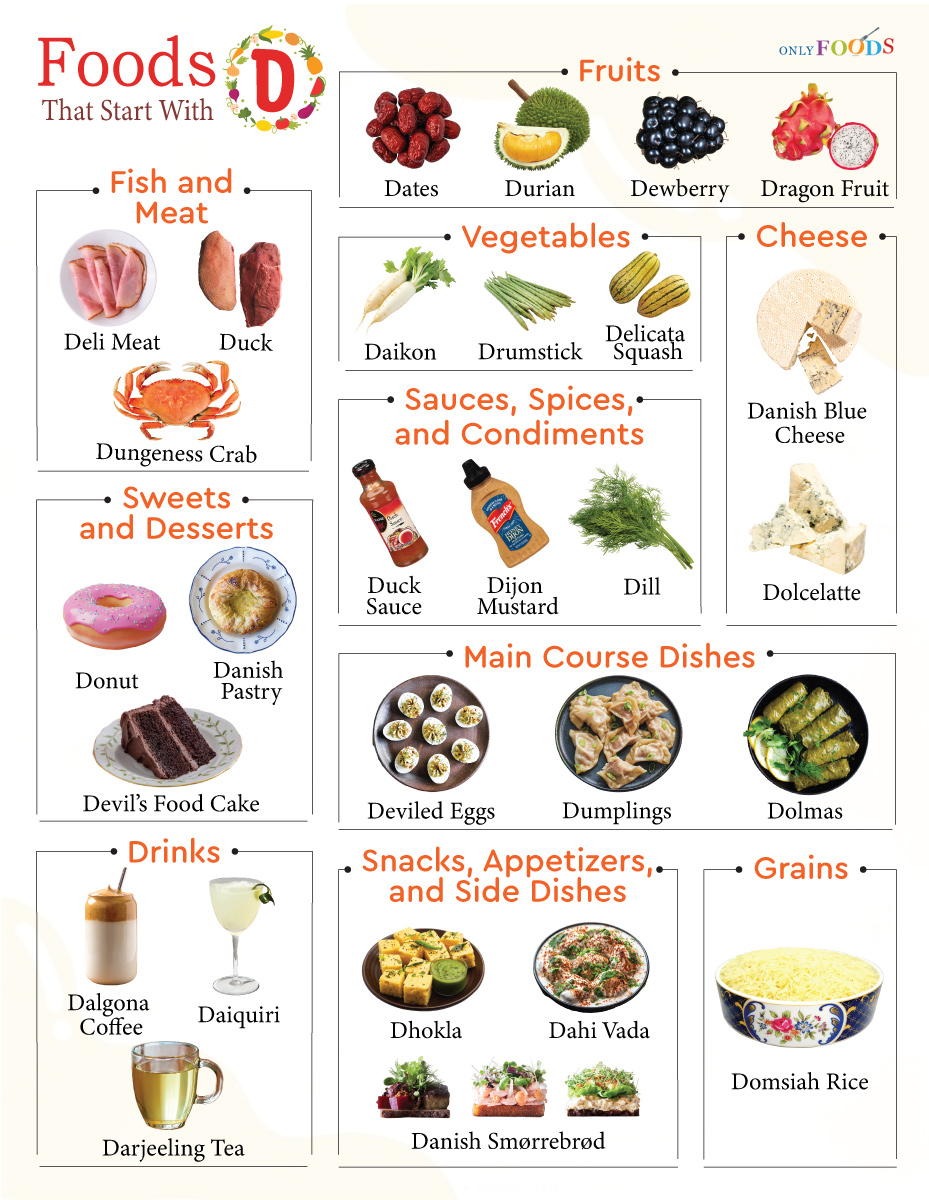 Foods That Start With D