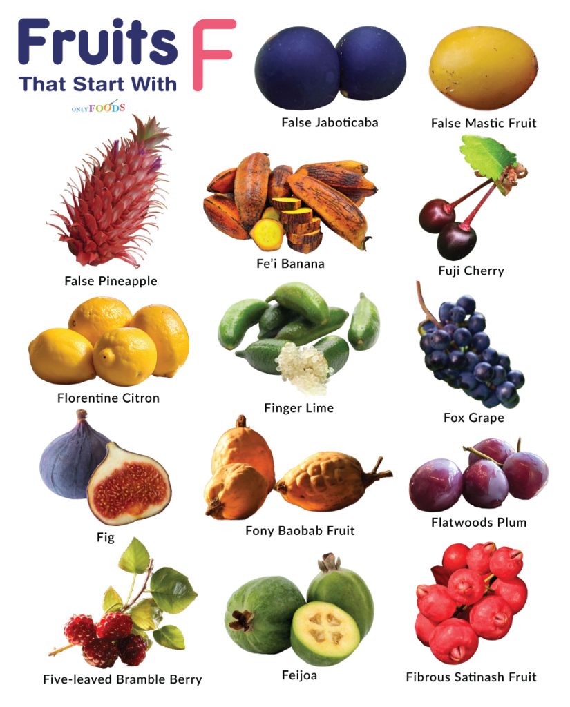 Fruits That Start With F