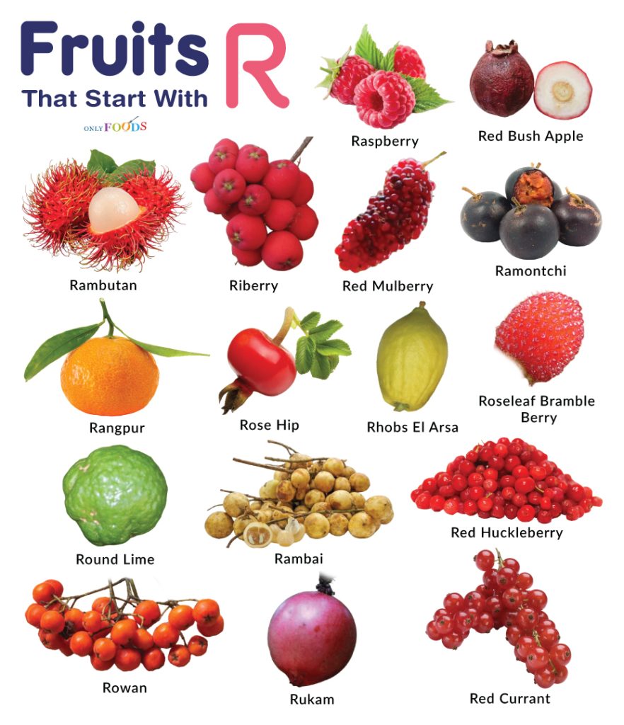 Fruits That Start With R