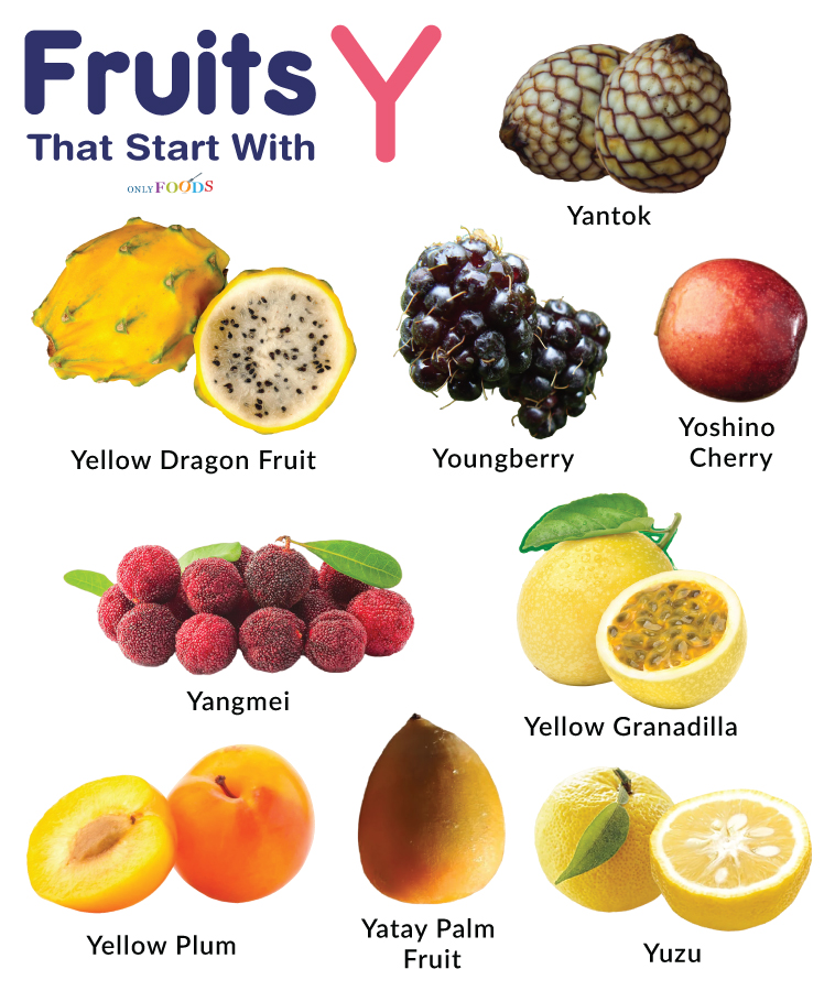 Fruits That Start With Y