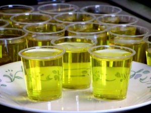 Coconut Rum Party Shot with Irish Cream